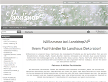 Tablet Screenshot of landshop24.de